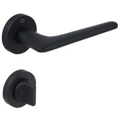 GIGI Kapı Kolu Seti WC Siyah Mat