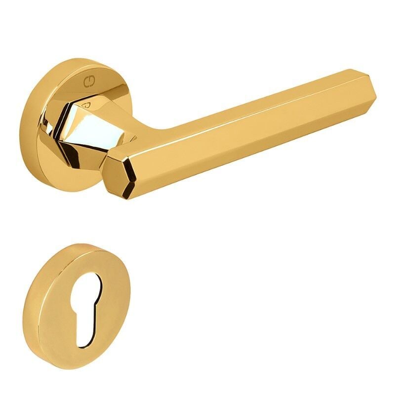 THOR Kapı Kolu Seti Yale Altın Parlak