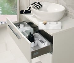 Hafele Magic Box Organizasyon Kutusu 168x84mm Mat Beyaz Renk