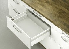 Hafele M. Box P Vis İç Çek. Brd. Kare 450mm, Beyaz Renk