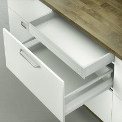 Hafele M. Box P Vis İç Çek. Ön Paneli 1200mm, Gri Renk