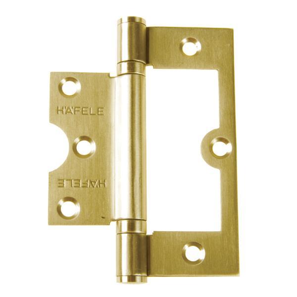 Hafele Yaprak Menteşe 102x74x2,5mm, Parlak Pirinç Renk
