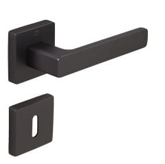 LETA Kapı Kolu Seti Oda Antrasit Satine