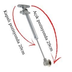 Hafele Notus Plus Gazlı Piston Frenli 60N