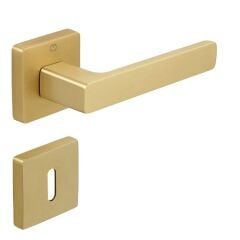 LETA Kapı Kolu Seti Oda Pirinç Mat