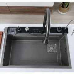 Teknolojik Tuşlu Şelale Eviye Seti