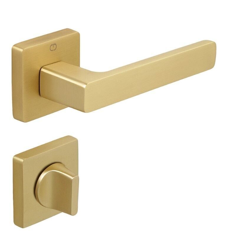 LETA  Kapı Kolu Seti WC Pirinç Mat