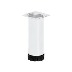 Hafele Mobilya Ayağı Dia 32 Ral9006 200mm Mat Beyaz Renk