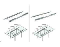 Hafele Açılır Kapanır Masa Rayı 750/540mm
