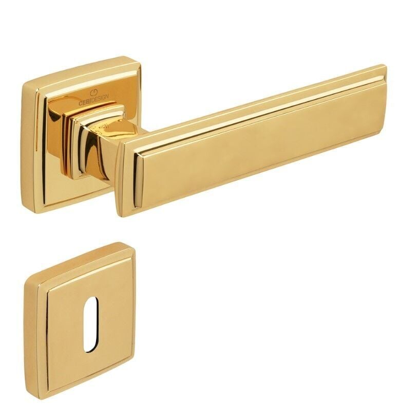 ROME Kapı Kolu Seti Oda Altın Parlak