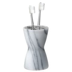 Hafele Diş Fırçalık Marble Mat Beyaz Renk