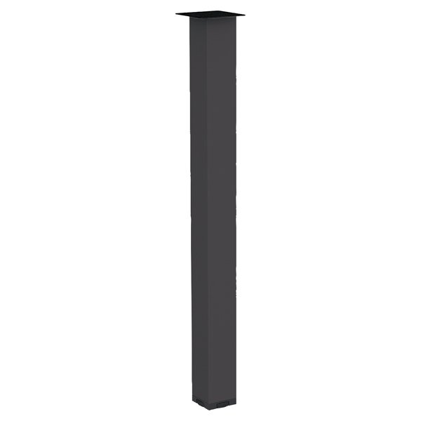 Hafele Masa Ayağı Pandor 60x710mm Mat Siyah Renk