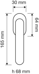 Wind Pencere Kolu Krom Mat