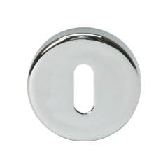 Hafele Yuvarlak Oda Kapı Kolu Rozeti 53mm, Parlak Paslanmaz Çelik Renk