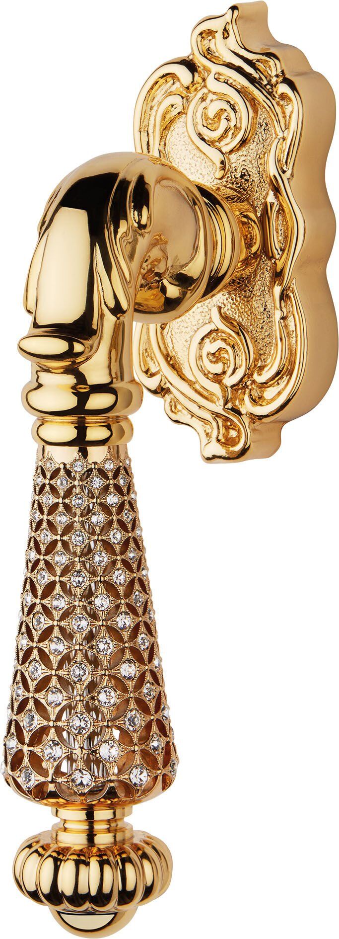 Jewel Pencere Kolu Altın Parlak
