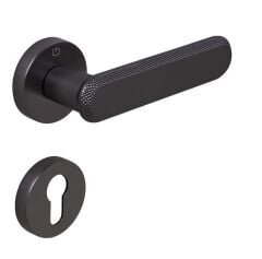 NOLA Kapı Kolu Seti Yale Antrasit Satine