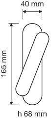 Crystal Pencere Kolu Altın Parlak