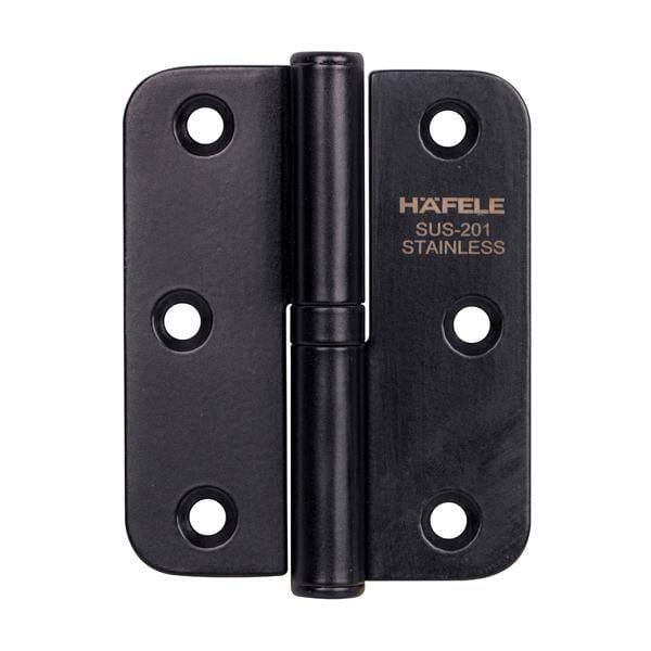 Hafele Yaprak menteşe siyah mat 201 86mm sağ