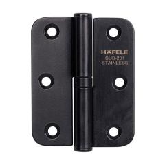 Hafele Yaprak menteşe siyah mat 201 86mm sağ