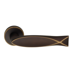 Fish Kapı Kolu Seti  Mat Bronz Barelli(Yale)