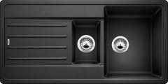 Blanco Granit Eviye Legra 6S Tezgah Üstü 1,5 Gözlü Damlalıklı Antrasit