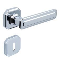 KING Kapı Kolu Seti Oda Krom Parlak