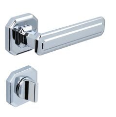 KING Kapı Kolu Seti WC Krom Parlak