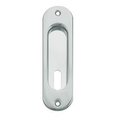 Hafele Oval Oda Tipi Gömme Kulp, Parlak Krom Renk