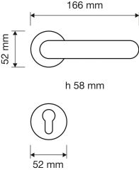 Fish Crystal Kapı Kolu Seti Mat Krom Barelli(Yale)
