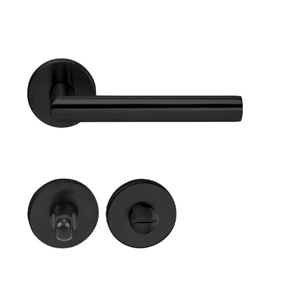 Hafele Kapı Kolu Seti Werner-M WC Mat Siyah