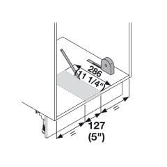 Hafele Pedal03 Sensörlü Kapak Açma Mekanizması
