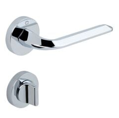 MIRA Kapı Kolu Seti WC Krom Parlak