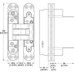 Hafele 60SC Gizli Menteşe