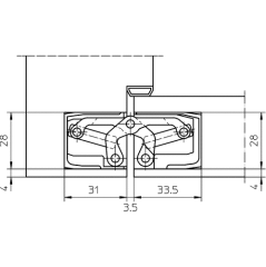 Simonswerk Tectus TE 340 3D Gizli Menteşe Gümüş Renk