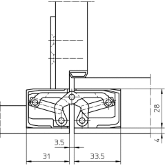 Simonswerk Tectus TE 340 3D Gizli Menteşe Gümüş Renk