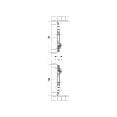 Hafele  Slido F-Park71 16A, Ahşap Pivot Kayar Kapaklar , Set