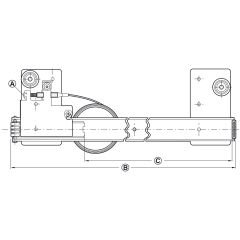 Hafele  Slido F-Park71 16A, Ahşap Pivot Kayar Kapaklar , Set