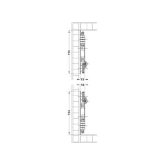 Hafele  Slido F-Park71 16A, Ahşap Pivot Kayar Kapaklar , Set