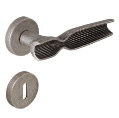 VIVA Kapı Kolu Seti Oda Antik Gümüş