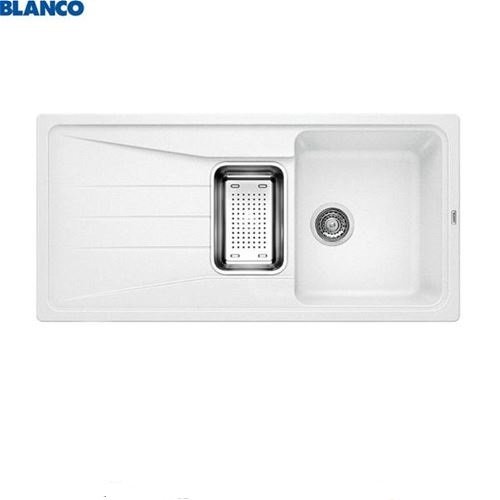Blanco Granit Eviye Sona 6S Tezgah Üstü1,5 Göz Damlalıklı Beyaz