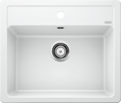 Blanco Granit Eviye Tezgah Üstü Tek Gözlü Damlalıksız Legra 6 Beyaz