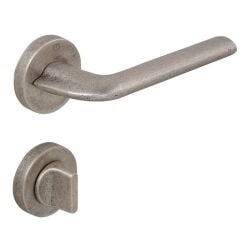 LUMA Kapı Kolu Seti WC Antik Gümüş