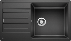 Blanco Granit Eviye Tezgah Üstü Tek Gözlü Damlalıklı Legra XL 6S Antrasit