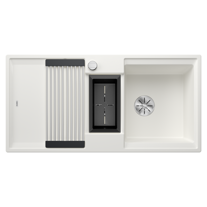 Blanco ADIRA 6 S Tezgah Üstü 1,5 Gözlü Beyaz Granit Eviye