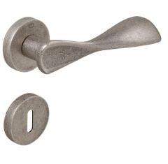 LAVI Kapı Kolu Seti Oda Antik Gümüş