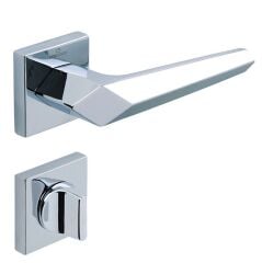 SATA Kapı Kolu Seti WC Krom Parlak