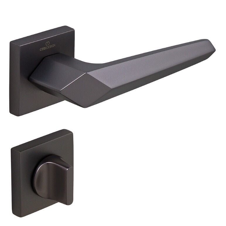 SATA Kapı Kolu Seti WC Antrasit Satine