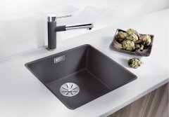 Blanco Granit Eviye Tezgah Altı Subline 500-U Tek Gözlü Alumetallic