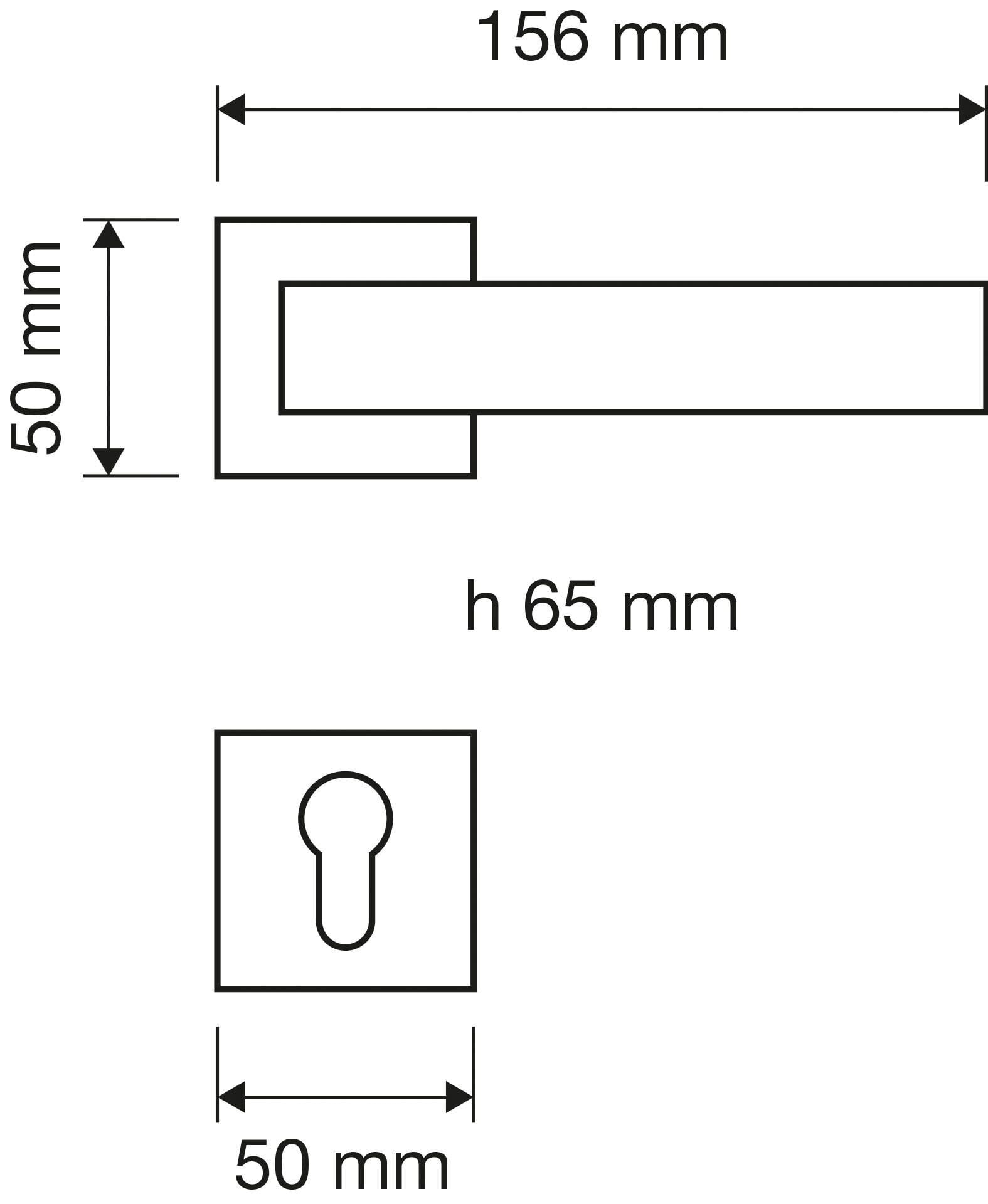 Duna Kapı Kolu Seti Mat Bronz Barelli(Yale)