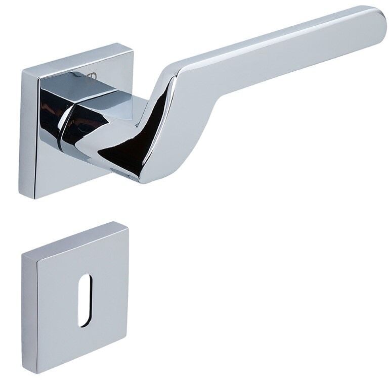 MONO Kapı Kolu Seti Oda Krom Parlak